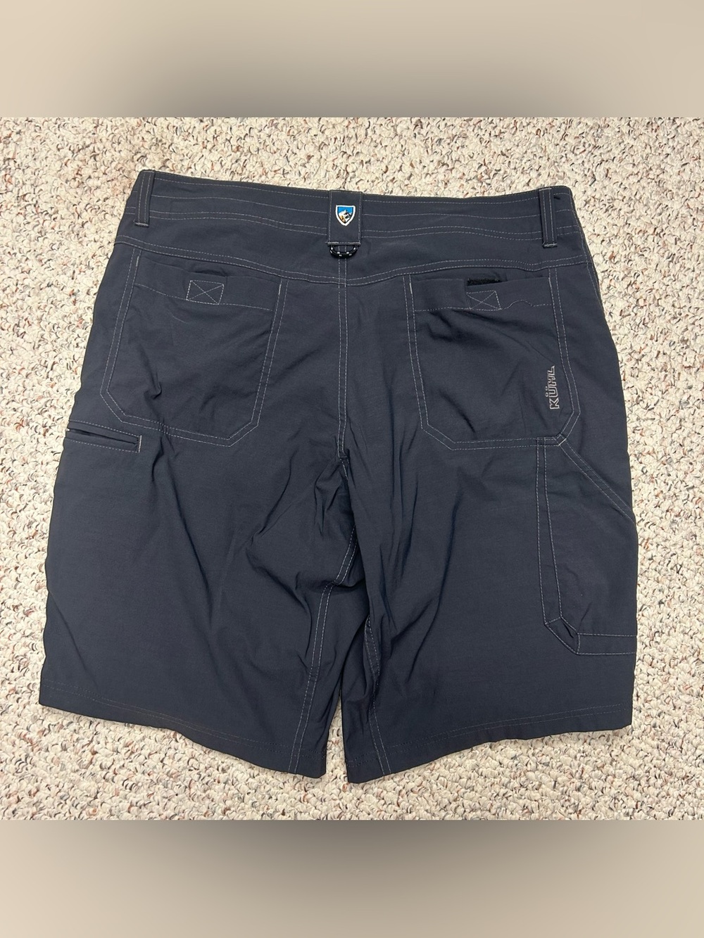 Kuhl Renegade Shorts Men's 36 Gray Nylon Hiking Camping Outdoors Gorpcore 11”
